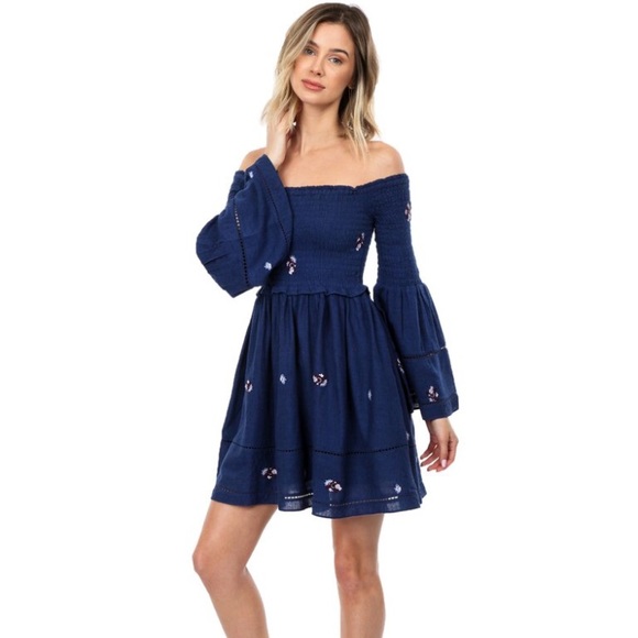 Free People Counting Daisies Embroidered Mini - Picture 5 of 8